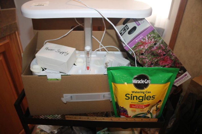 Image for Planter Rack with Hydroponic System and Other Planting Supplies