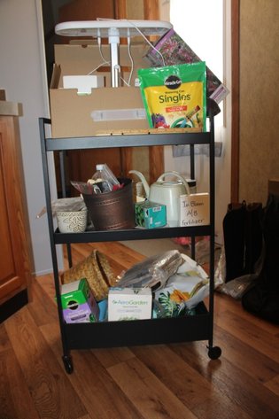 Image for Planter Rack with Hydroponic System and Other Planting Supplies
