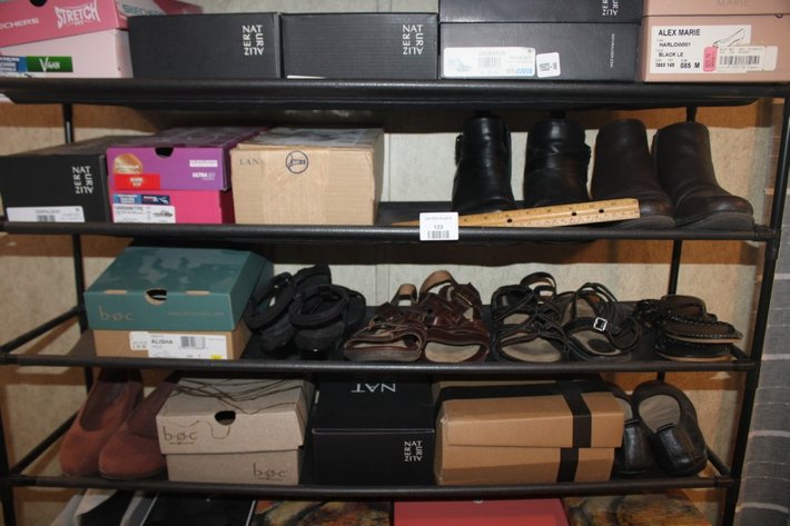 Image for Women's Shoes and Shoe Rack, Mostly Size 8.5