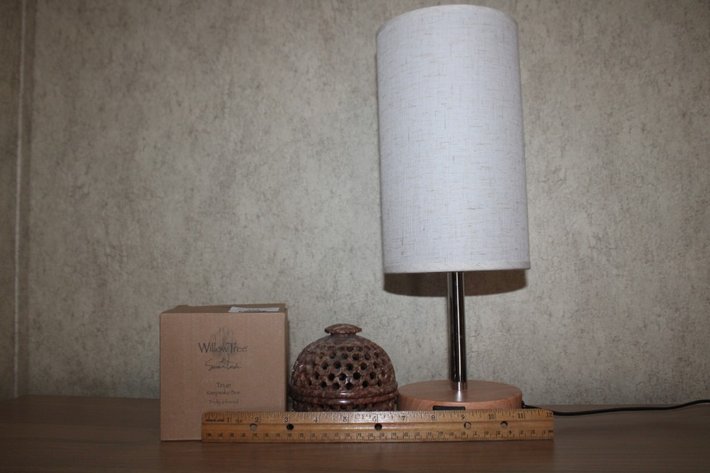 Image for Willow Tree Keepsake Box, Soapstone Incense Burner, and a Table Lamp