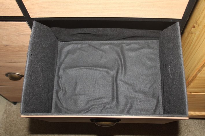 Image for Soft Collapsible Drawer Organizer Measures 32 x 12 x 47.5