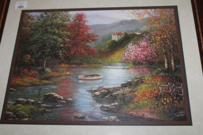 Image for Framed Print Measures 32 x 26