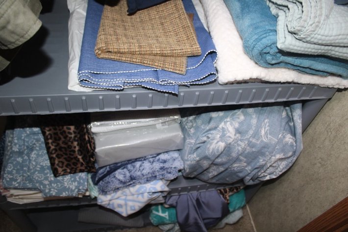 Image for Bedding and Plastic Organizer Shelf