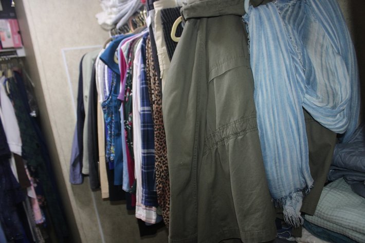 Image for Hanging Clothes and Empty Shoe Boxes