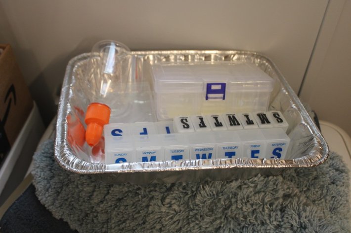 Image for Plastic Organizer, Hamper, Personal Care Items and More
