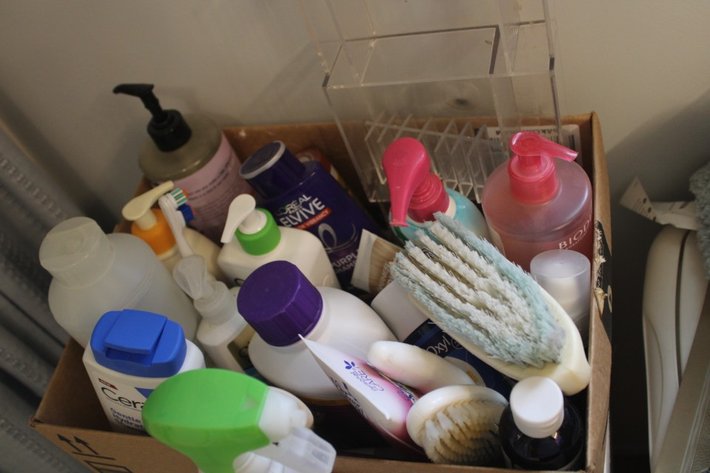 Image for Plastic Organizer, Hamper, Personal Care Items and More