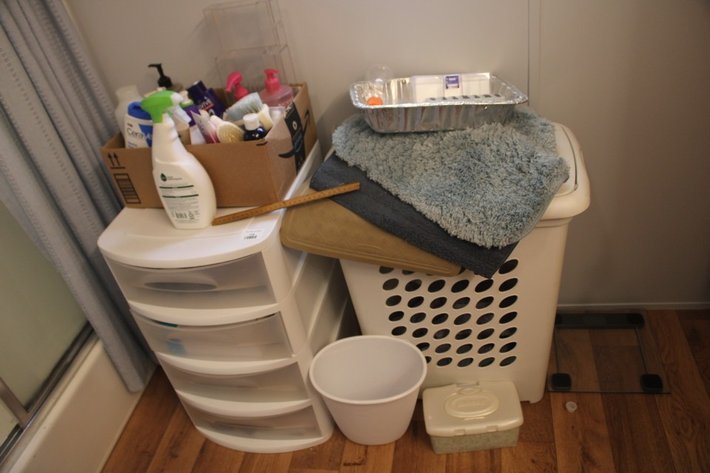Image for Plastic Organizer, Hamper, Personal Care Items and More