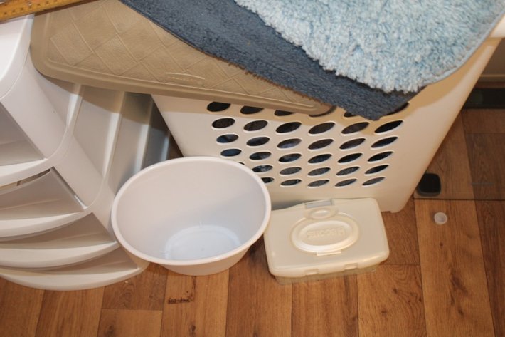 Image for Plastic Organizer, Hamper, Personal Care Items and More