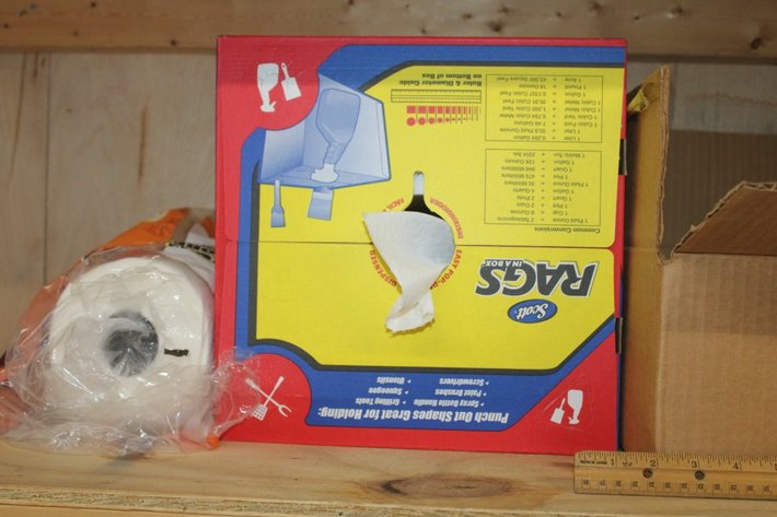 Image for Rags in a Box, Frames, Furniture Movers, Bread Box and Other Decor