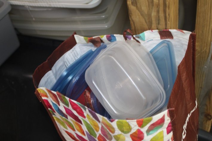 Image for Empty Totes, Organizers, Plastic Kitchenware, Etc....