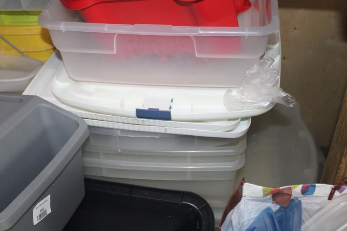 Image for Empty Totes, Organizers, Plastic Kitchenware, Etc....