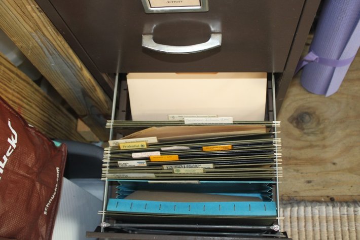 Image for Two Drawer Metal File Cabinet, Unlocked No Key, Measures 15 x 23 x 30