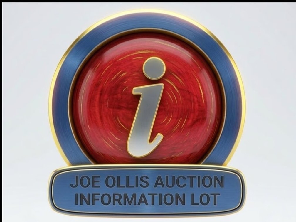 ⚠️ ATTENTION ALL BUYERS ⚠️  Due to the nature of this auction, credit cards will not be automatically charged.  When you arrive for pickup, you may choose to pay by cash, card, or check.