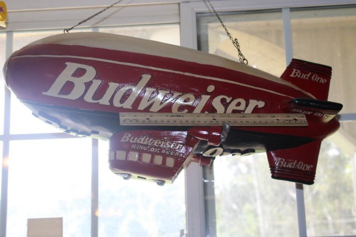 Image for Plastic 24 Inch Budweiser Blimp