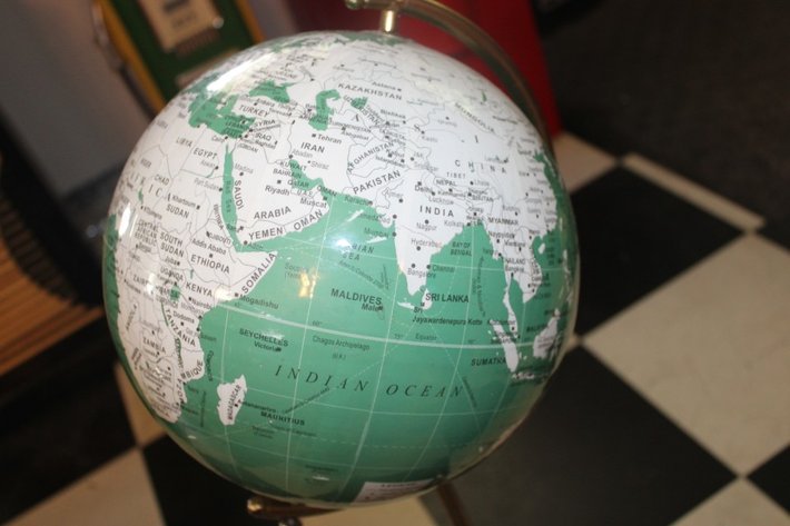 Image for World Globe on a 28 Inch Stand