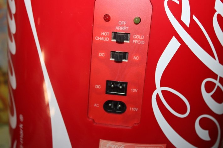 Image for Coca-Cola Electric Refrigerator, Hot or Cold, AC or DC, Missing the Cords