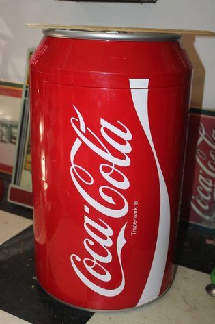Image for Coca-Cola Electric Refrigerator, Hot or Cold, AC or DC, Missing the Cords