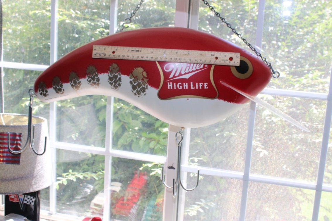 Plastic Miller Lite 26 Inch Advertising Fishing Lure