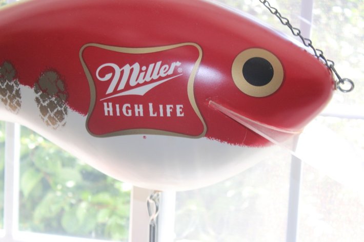 Image for Plastic Miller Lite 26 Inch Advertising Fishing Lure