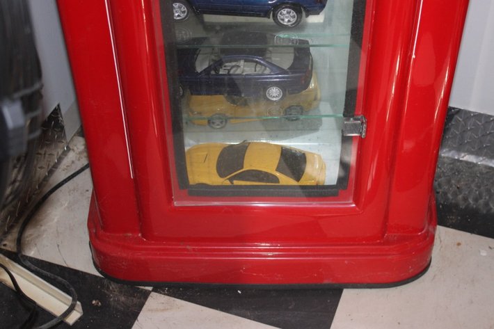 Image for Texaco Advertising Display Cabinet with Light. Measures 22 x 12 x 55. Die Cast sold In Next Lot