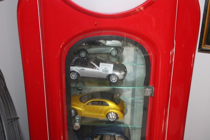 Image for Texaco Advertising Display Cabinet with Light. Measures 22 x 12 x 55. Die Cast sold In Next Lot