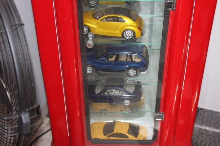Image for Texaco Advertising Display Cabinet with Light. Measures 22 x 12 x 55. Die Cast sold In Next Lot