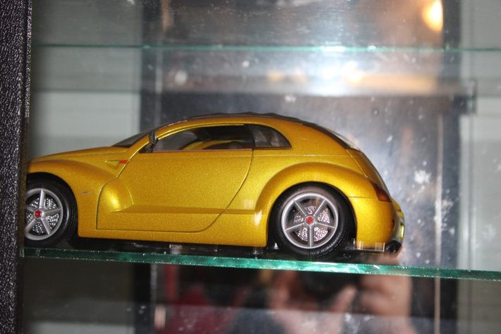 Image for Five 1:18 Scale Cars: Maisto 1996 Mercedes-Benz SLK 230, Maisto Chrysler Pronto Cruiser, BMW X5, Maisto BMW 850i, and Maisto 1999 Mustang GT