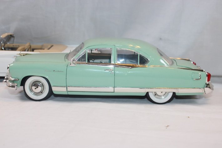 Image for Three 1:18 Scale Cars, Signature 1960 Chrysler 300 F, 1957 Ford Ranchero Courier Sedan Delivery