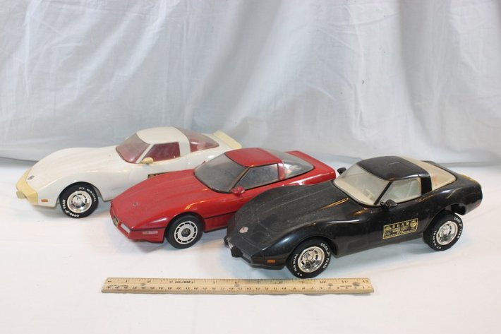 Image for 3 Corvette Jim Beam Decanters