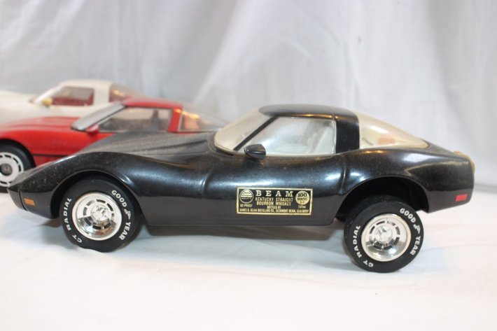 Image for 3 Corvette Jim Beam Decanters
