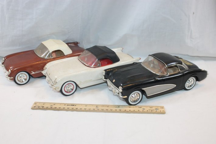 Image for 3 Chevy Corvette Jim Beam Decanters