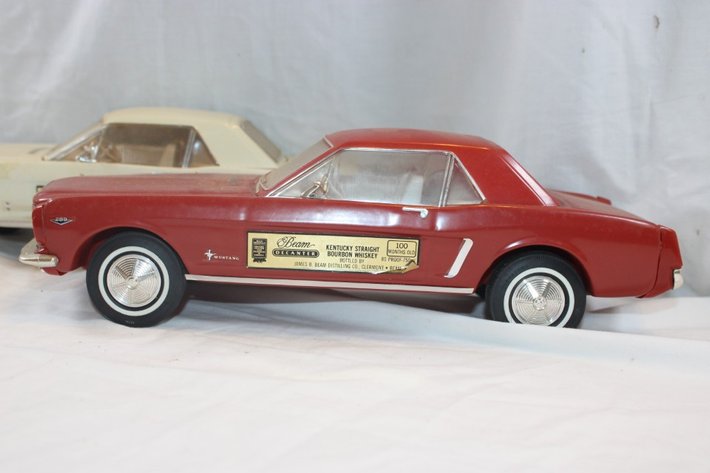 Image for 2 Mustang Jim Beam Decanters