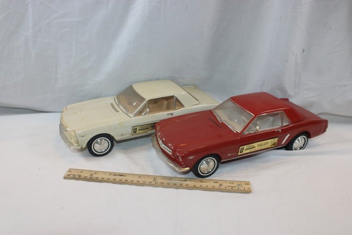 Image for 2 Mustang Jim Beam Decanters