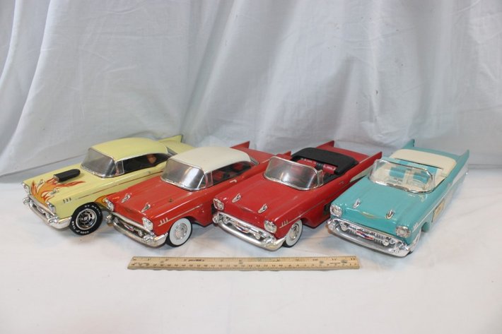 Image for 4 1957 Chevy Jim Beam Decanters