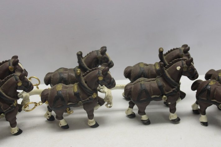 Image for Cast Iron Horse Drawn Delivery Wagon
