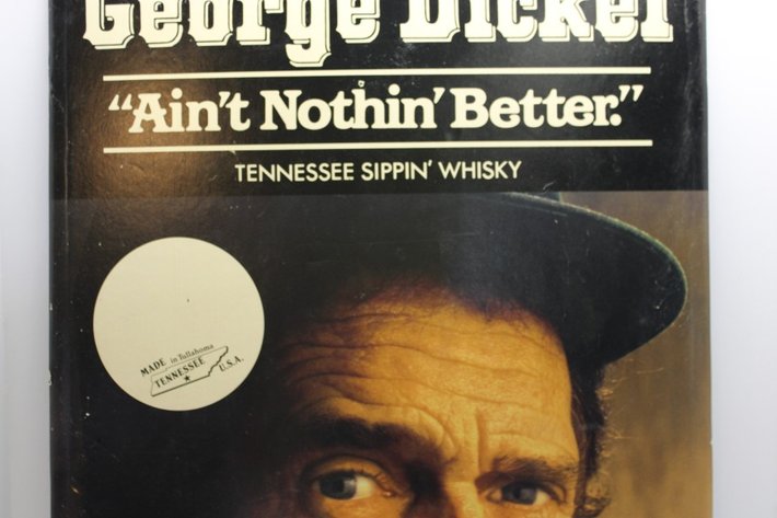 Image for George Dickel Double Sided Advertising Cardboard Sign Measures 20 x 29
