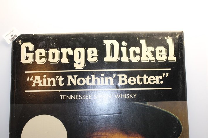 Image for George Dickel Double Sided Advertising Cardboard Sign Measures 20 x 29