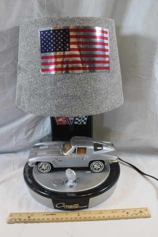 Image for Corvette Stingray Lamp with Sound. Shade Has Some Damage