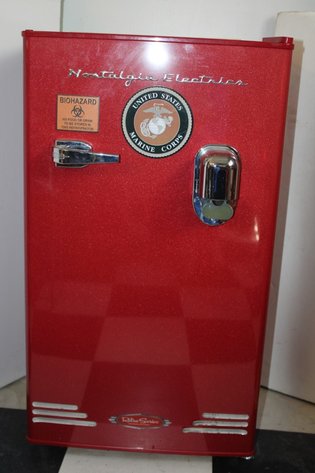 Image for Retro Series Nostalgia Electrica Mini Fridge, Measures 19 x 21 x 33