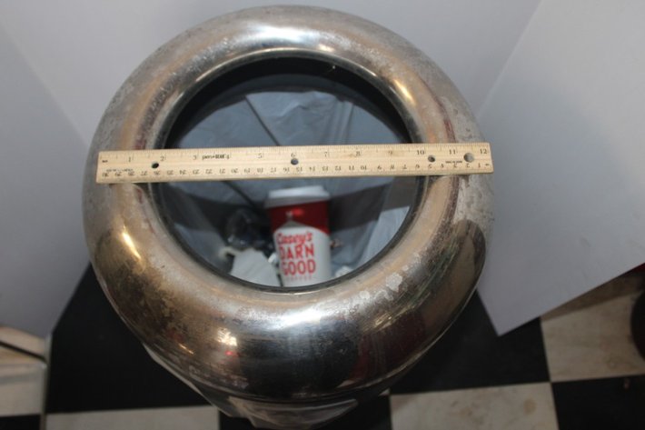 Image for Texaco Fire Chief Themed Trash Can, 27 Inches Tall