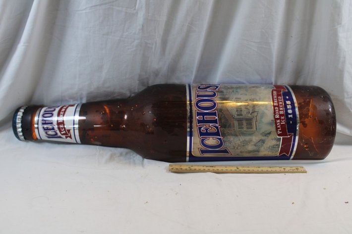 Image for 30 Inch Ice House Advertising Sign, Three Dimensional
