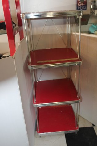 Image for Four-Tier Stacking Shelf, Each Shelf Can Be Used Separately, Measures 16 x 16 x 43.5