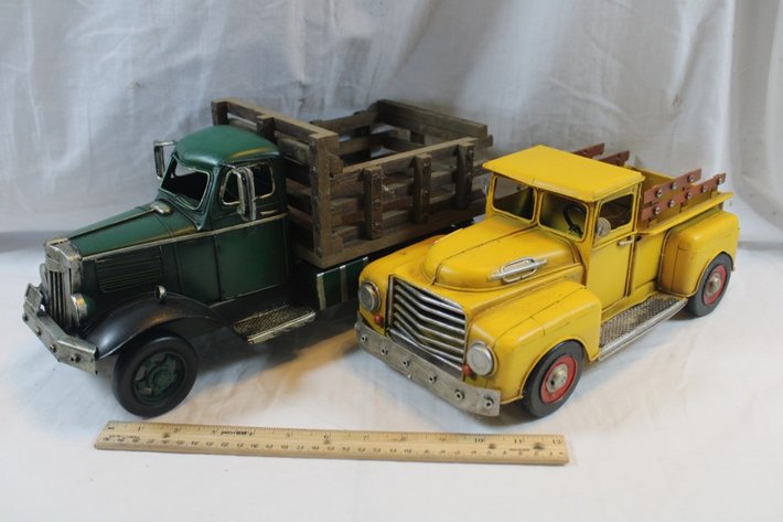 Image for Two Tin Farm Trucks