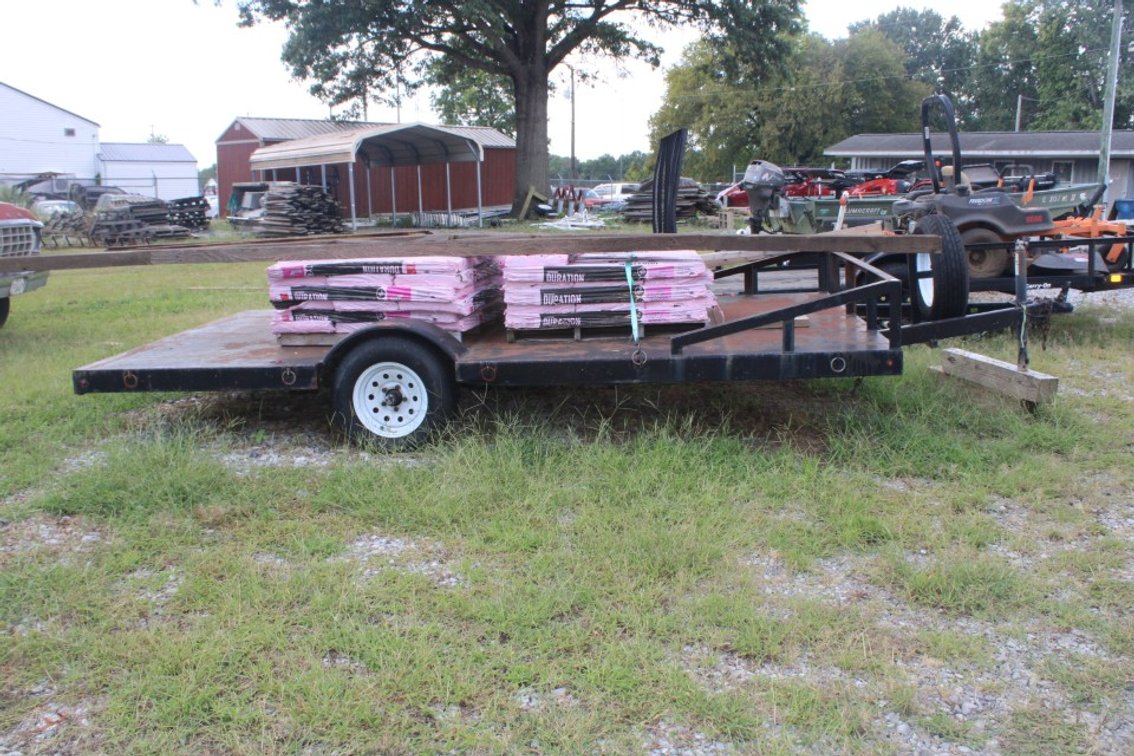 Homemade Steel Trailer, Originally Built for Slide-In Camper; Therefore, Has a Homemade Camper Title