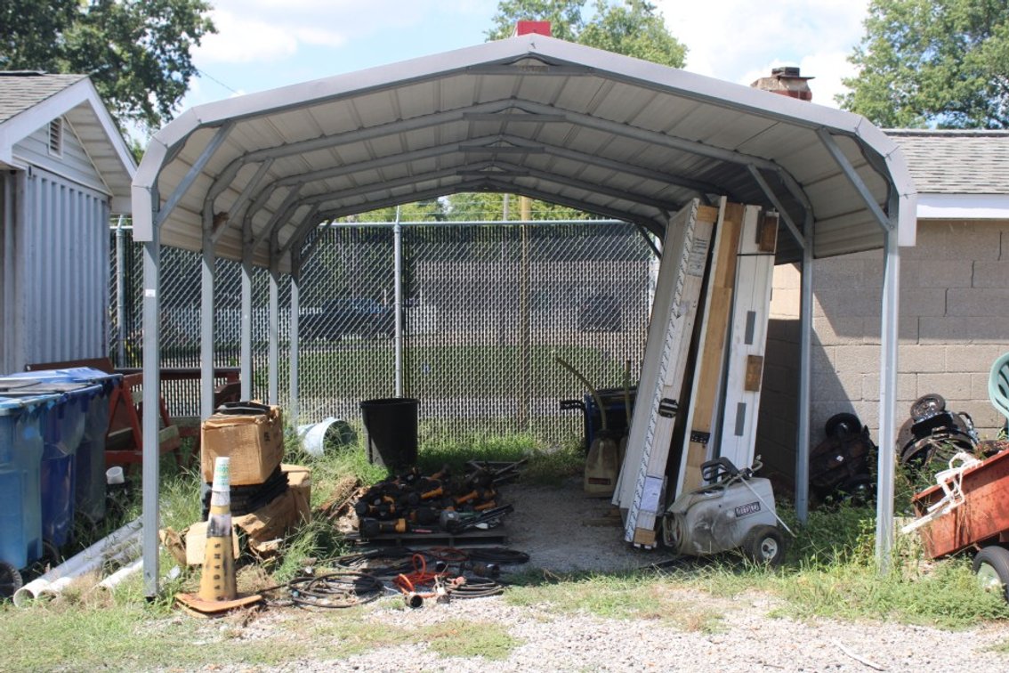 20 by 12 Carport 9 Foot to the Top of the Peak. Buyer Is Responsible for Dismantling