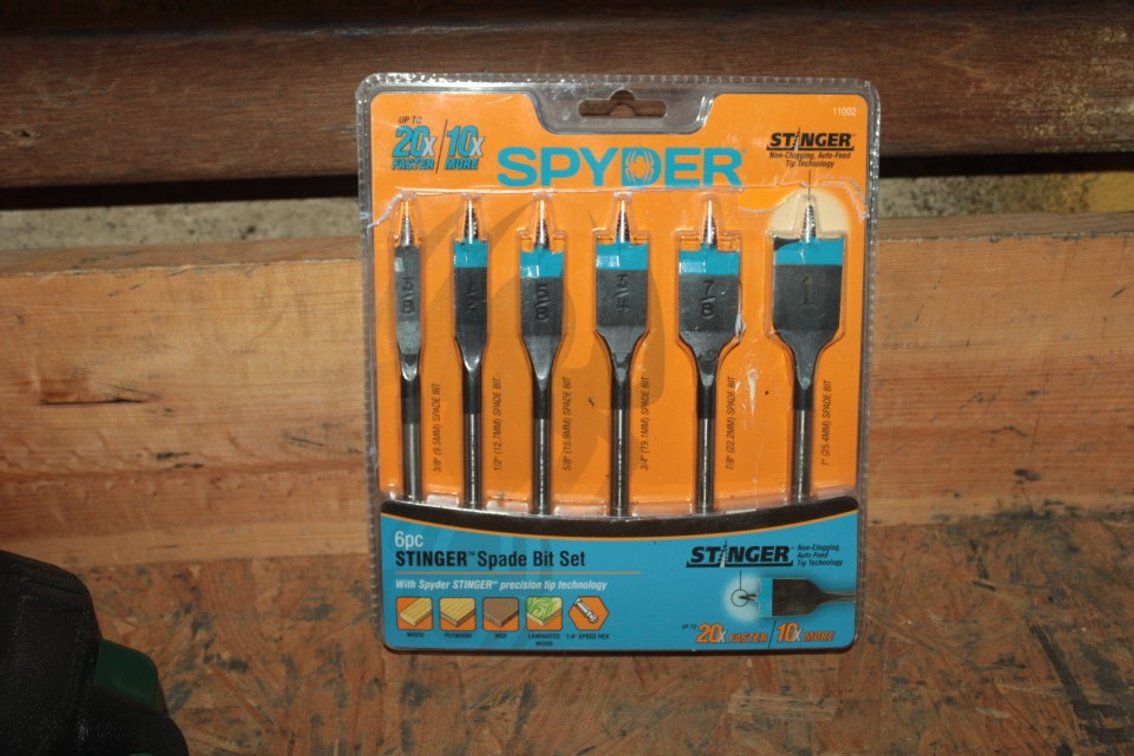 Spider Stinger Spade Bit Set