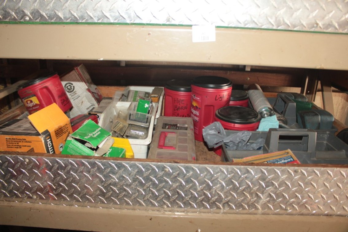 Various Hardware, Nails, Screws, Etc.