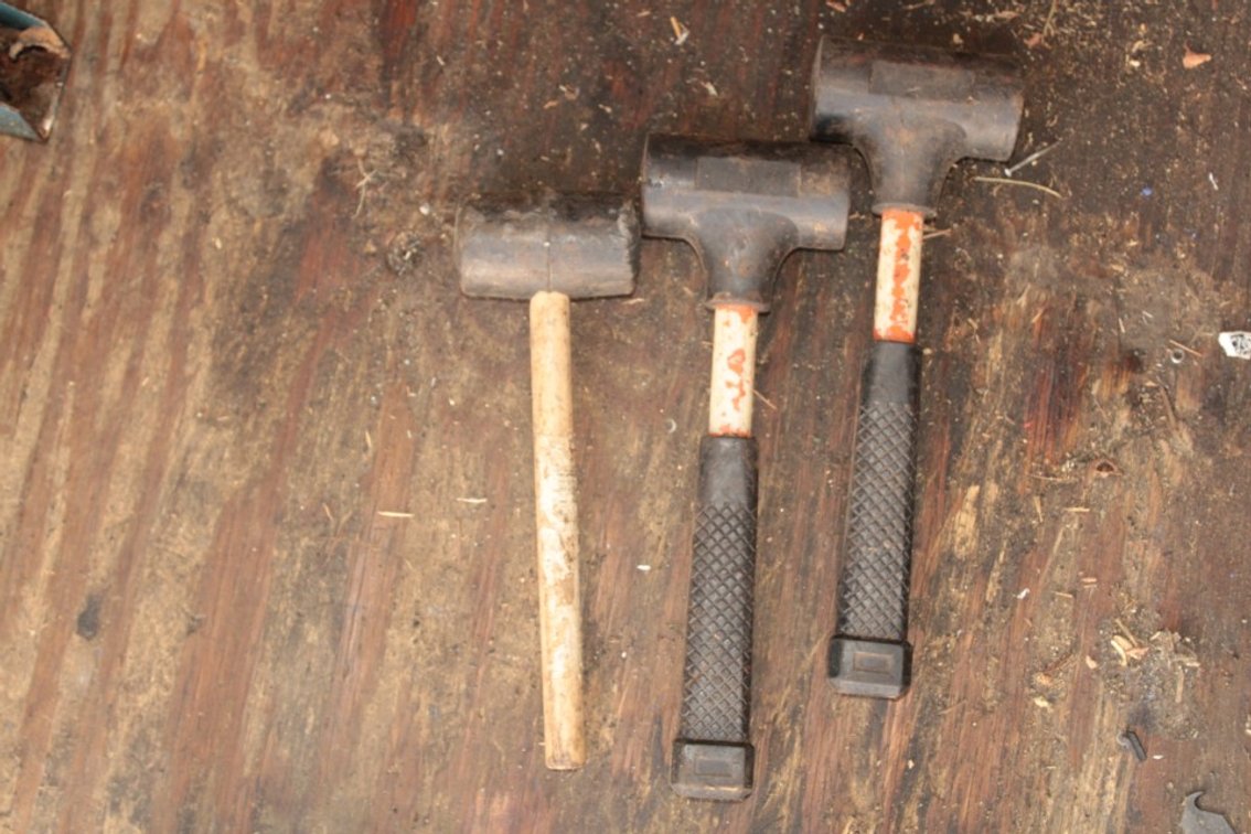 Three Rubber Mallets