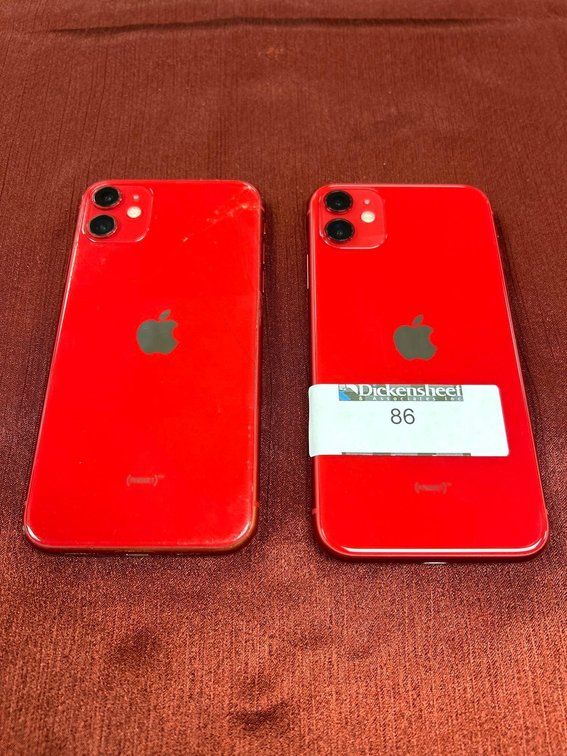 RED IPHONE 11, QTY (2)-