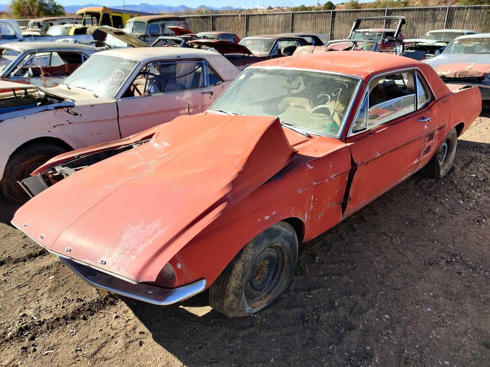 1967 FORD MUSTANG-VIN-7R01C140215